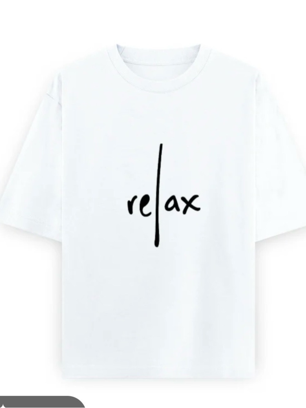 RELAX WOMENS LARGE GRAPHIC TEE NWOT